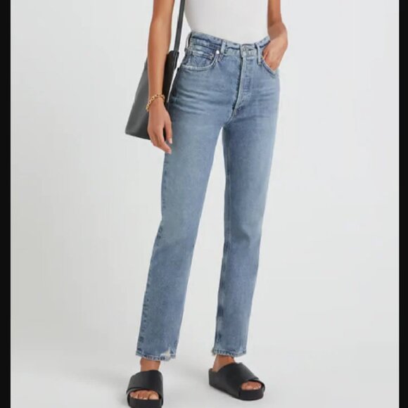 Citizens Of Humanity Blue Straight Leg Jeans - Picture 2 of 12